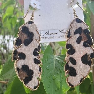 Animal print earring